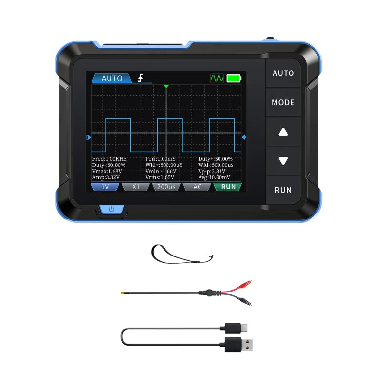 Máy hiện sóng kỹ thuật số mini di động 2 trong 1 FNIRSI, tiêu chuẩn, nâng cấp