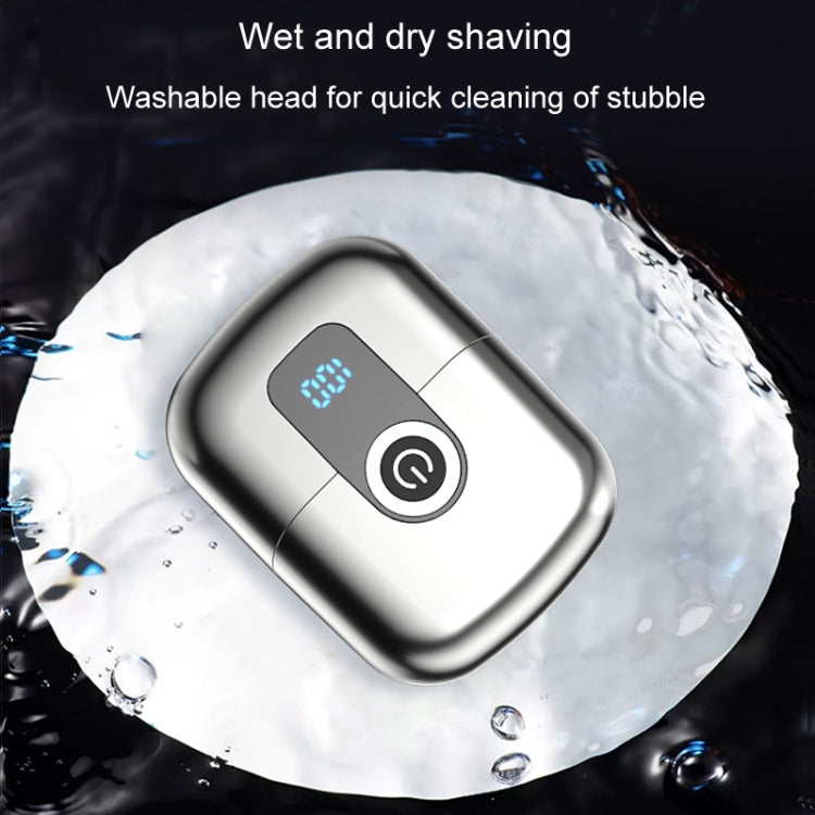 Máy cạo râu điện từ tính đôi nhẫn, du lịch, sạc lại, rửa toàn thân cho nam