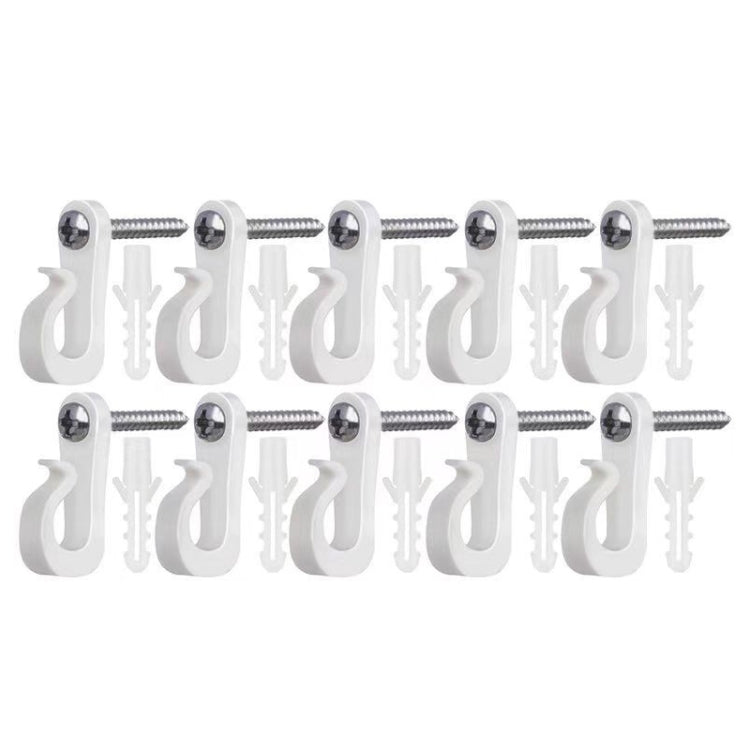 Móc treo đèn lễ hội có vít Phillips cho dây và đèn LED, 10 cái/hộp, 20 cái/hộp, 30 cái/hộp, 45 cái/hộp