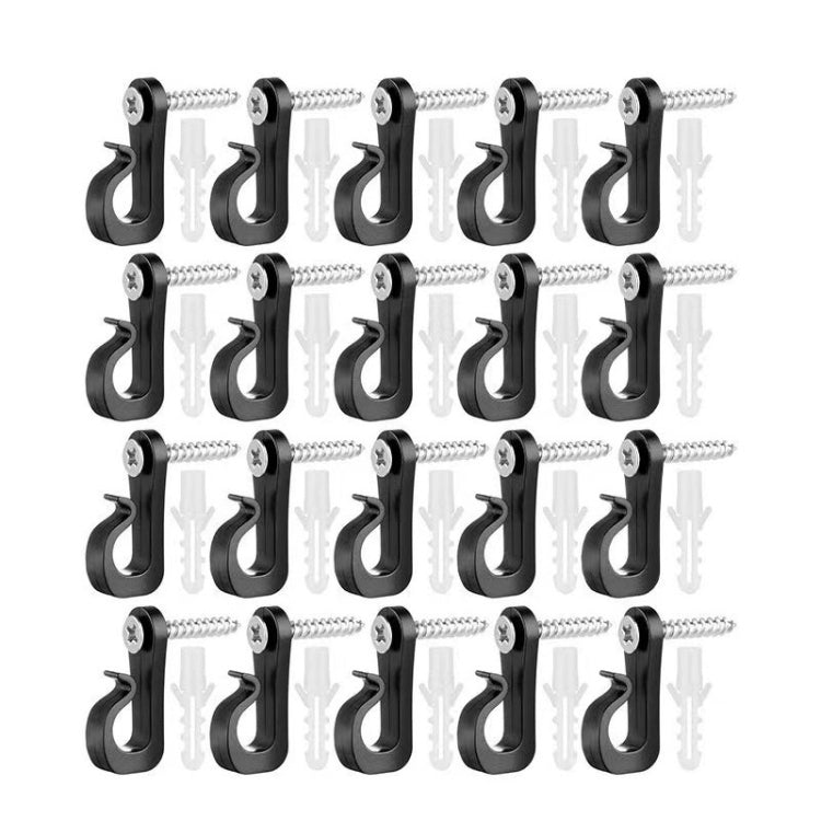 Móc treo đèn lễ hội có vít Phillips cho dây và đèn LED, 10 cái/hộp, 20 cái/hộp, 30 cái/hộp, 45 cái/hộp