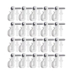 Móc treo đèn lễ hội có vít Phillips cho dây và đèn LED, 10 cái/hộp, 20 cái/hộp, 30 cái/hộp, 45 cái/hộp