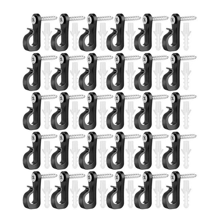Móc treo đèn lễ hội có vít Phillips cho dây và đèn LED, 10 cái/hộp, 20 cái/hộp, 30 cái/hộp, 45 cái/hộp