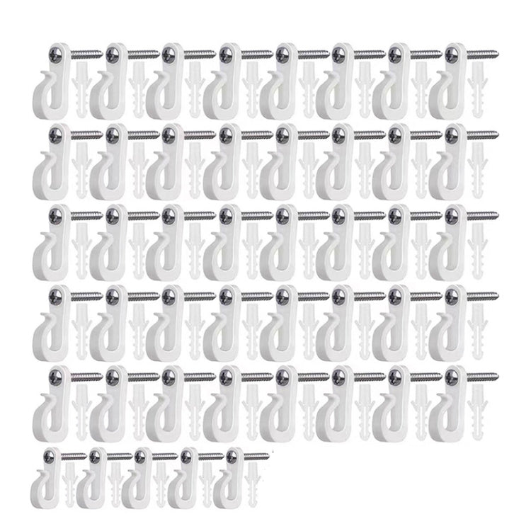 Móc treo đèn lễ hội có vít Phillips cho dây và đèn LED, 10 cái/hộp, 20 cái/hộp, 30 cái/hộp, 45 cái/hộp
