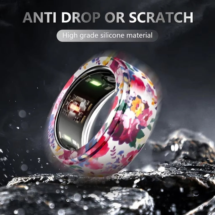 Ốp bảo vệ in silicone đàn hồi cho Samsung Galaxy Ring / Oura Ring chống trầy xước, S, M