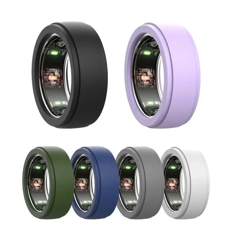 Ốp bảo vệ màu đặc silicone cho Samsung Galaxy Ring / Oura Ring chống trầy xước, S