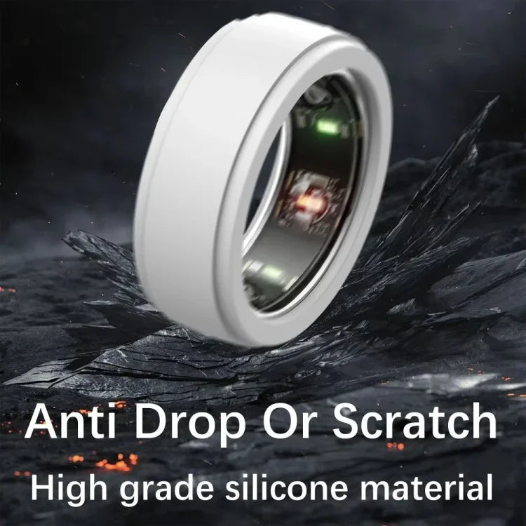 Ốp bảo vệ màu đặc silicone cho Samsung Galaxy Ring / Oura Ring chống trầy xước, S