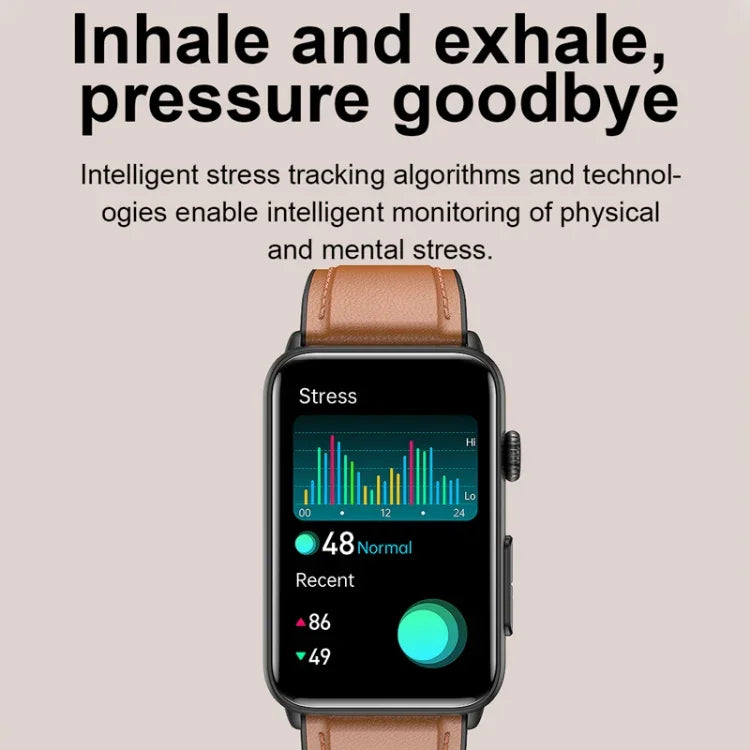 Đồng hồ thông minh vòng ECG đo nhiệt độ, nhịp tim, huyết áp, sức khỏe, gọi Bluetooth, Silicone đen, Silicone đỏ, Silicone xanh, Da đen, Da nâu