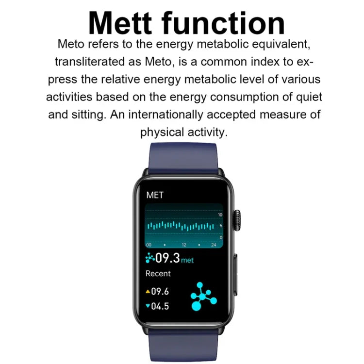 Đồng hồ thông minh vòng ECG đo nhiệt độ, nhịp tim, huyết áp, sức khỏe, gọi Bluetooth, Silicone đen, Silicone đỏ, Silicone xanh, Da đen, Da nâu