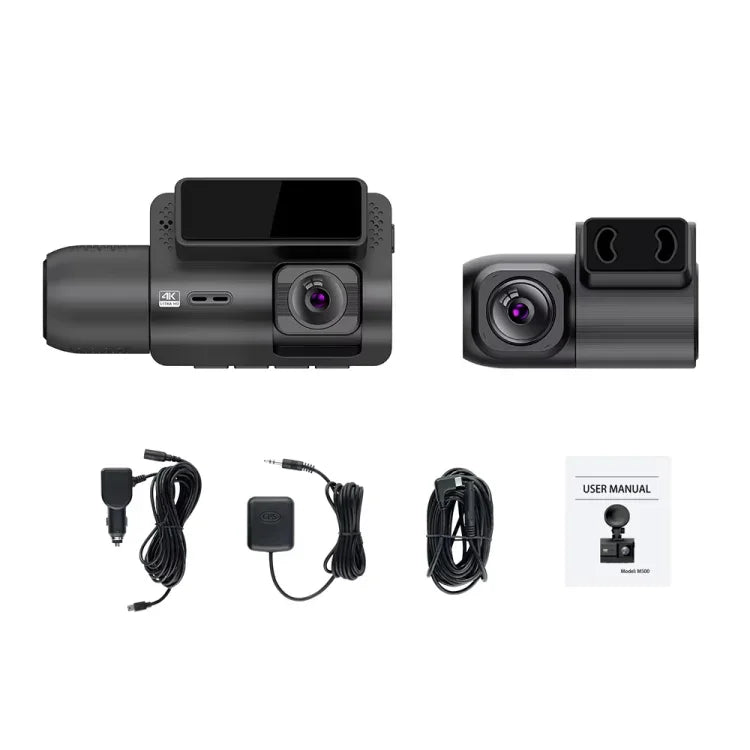 M700A Máy ghi hình xe 3 kênh 4K UHD trước + 1080P trong + 2K sau + GPS + WIFI, Camera hành trình M700A