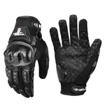 Găng tay đi xe máy GHOST RACING chống ngã, vỏ cao su thoáng khí, cảm ứng màn hình, size M, L, XL, XXL