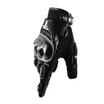 Găng tay đi xe máy GHOST RACING chống ngã, vỏ cao su thoáng khí, cảm ứng màn hình, size M, L, XL, XXL