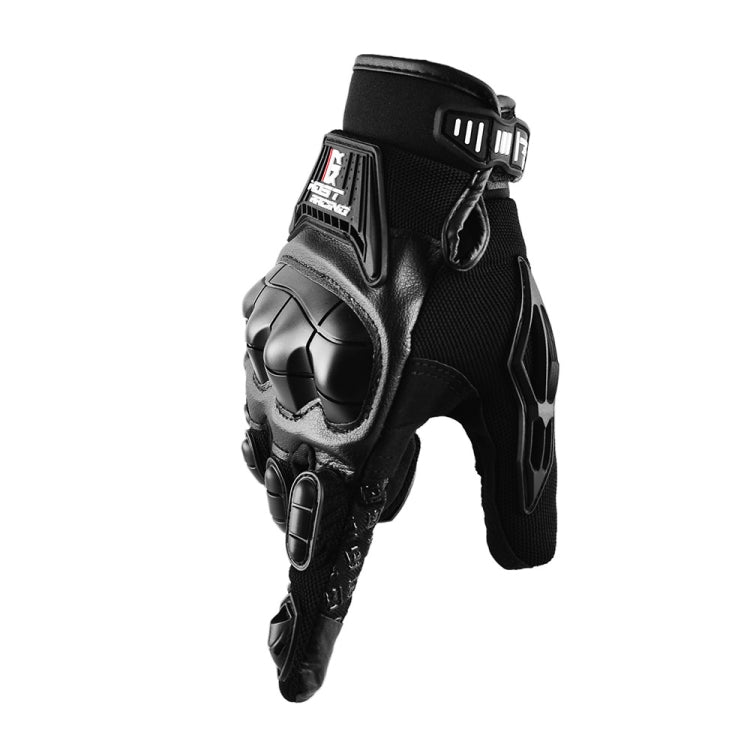Găng tay đi xe máy GHOST RACING chống ngã, vỏ cao su thoáng khí, cảm ứng màn hình, size M, L, XL, XXL