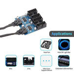 Cáp mở rộng 1 ra 4 USB2.0 9 chân cho bo mạch chủ có chip hỗ trợ nhiều giao diện dùng chung, 1 ra 4