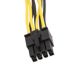 Cáp nguồn IDE đôi 4 chân lớn sang EPS 8 chân cấp nguồn CPU, 15cm, 20cm