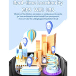 Đồng hồ định vị thông minh 4G cho trẻ em, chống nước IP67 / Video / Gọi thoại