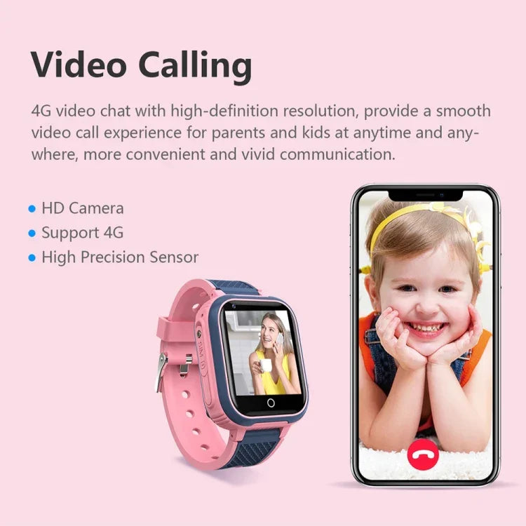 Đồng hồ thông minh trẻ em LT21 1.4 inch 4G toàn cầu, chống nước IP67, WIFI