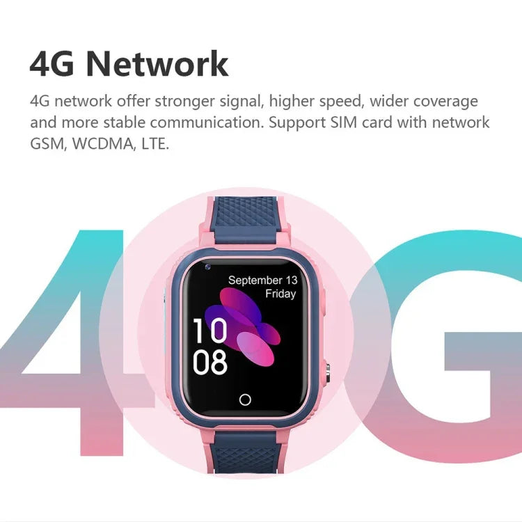 Đồng hồ thông minh trẻ em LT21 1.4 inch 4G toàn cầu, chống nước IP67, WIFI