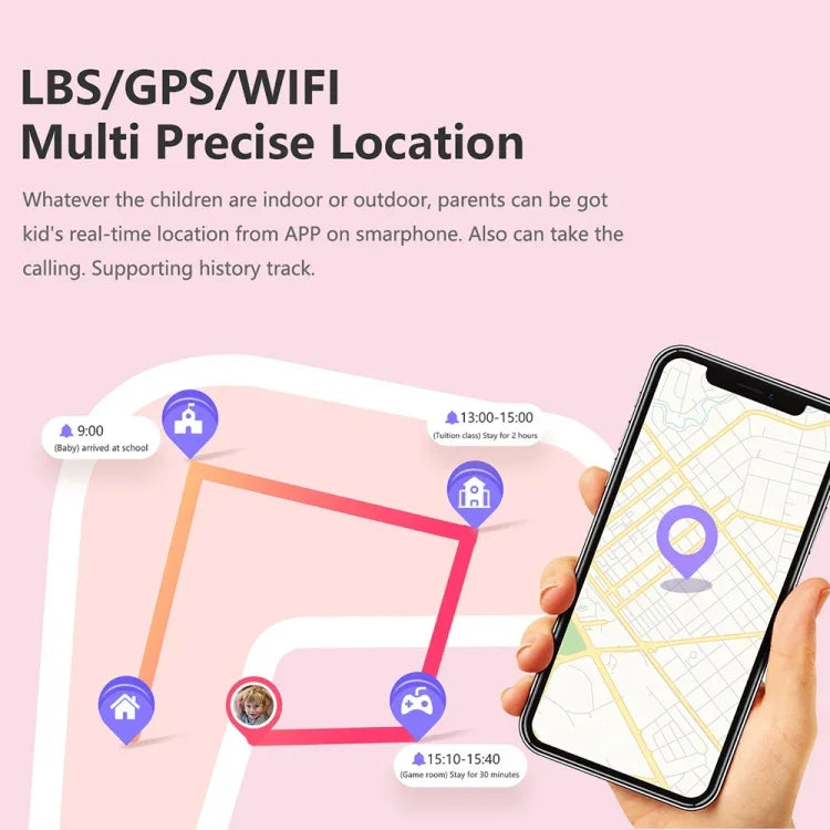 Đồng hồ thông minh trẻ em LT21 1.4 inch 4G toàn cầu, chống nước IP67, WIFI