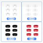 12 cặp bảo vệ cần điều khiển silicon cho Steam Deck / PS4 / PS5 / Switch / Xbox, 12 cặp màu hỗn hợp