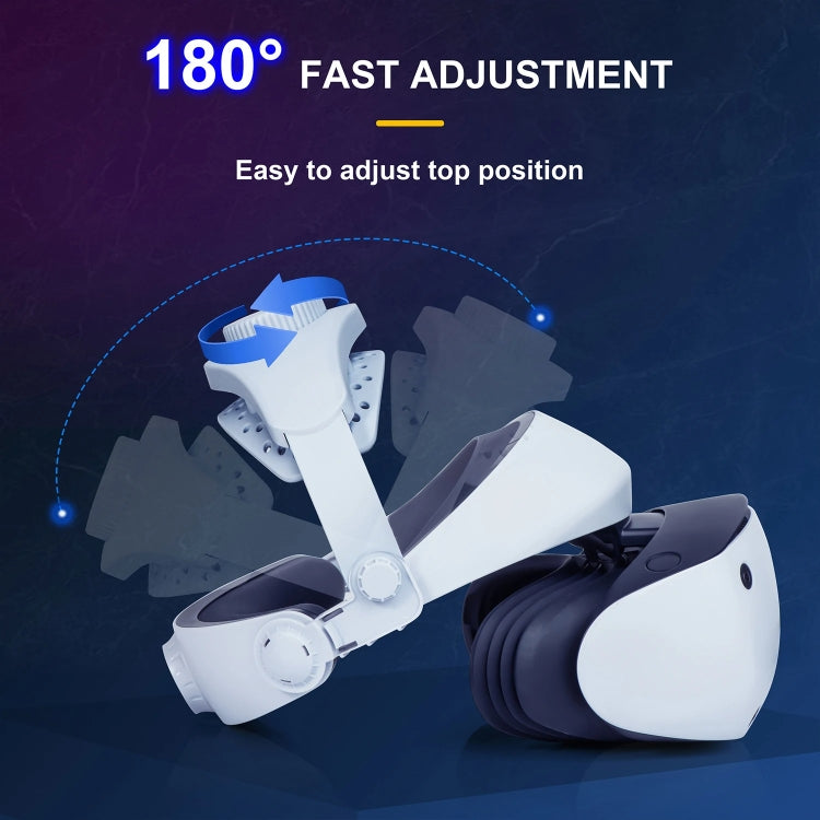 Băng đô DEVASO cho PlayStation VR 2 Elite, chống trượt, thoải mái, giảm trọng lượng, cho PlayStation VR 2 ABS