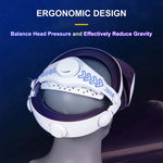 Băng đô DEVASO cho PlayStation VR 2 Elite, chống trượt, thoải mái, giảm trọng lượng, cho PlayStation VR 2 ABS