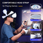 Băng đô DEVASO cho PlayStation VR 2 Elite, chống trượt, thoải mái, giảm trọng lượng, cho PlayStation VR 2 ABS
