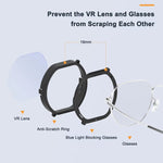 DEVASO For PlayStation VR 2 6 In 1 Magnetic Glasses Anti-Scratch Protective Cover, 6 In 1