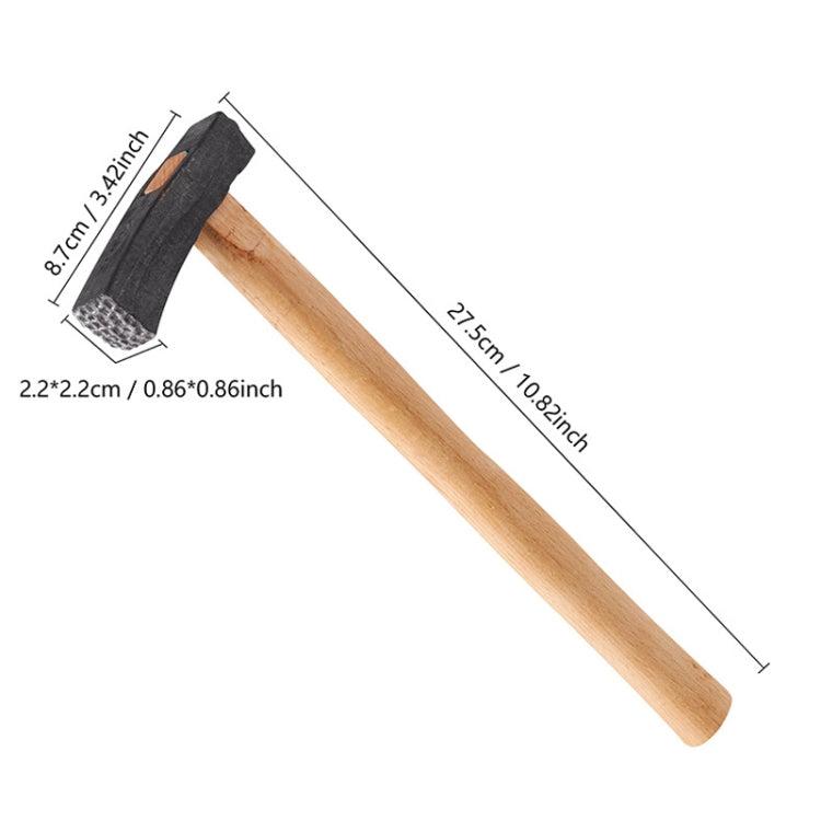 Búa vuông làm đồ trang sức thủ công DIY, búa tạo kết cấu vàng và bạc, số 1 đến số 15