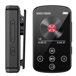 Máy nghe nhạc MP3 Bluetooth HIFI thể thao kẹp màn hình cảm ứng MP4, không có thẻ TF, 8GB, 16GB, 32GB, 64GB, 128GB