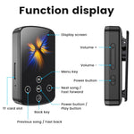 Máy nghe nhạc MP3 Bluetooth HIFI thể thao kẹp màn hình cảm ứng MP4, không có thẻ TF, 8GB, 16GB, 32GB, 64GB, 128GB