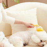 Bàn chải tắm thú cưng cán dài Silicon Chó Mèo Bàn chải massage làm sạch Lược chải lông, Răng mịn Vàng, Răng mịn Xanh dương, Răng mịn Xanh lá, Răng thô Vàng, Răng thô Xanh dương, Răng thô Xanh lá