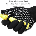 5 đôi găng tay nylon mỏng thoáng khí hạt silicone chống trượt đi bộ đường dài đi xe ngoài trời