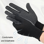 5 đôi găng tay nylon mỏng thoáng khí hạt silicone chống trượt đi bộ đường dài đi xe ngoài trời