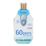 Máy ghi nhiệt độ dùng một lần TempU cho xe vận chuyển chuỗi lạnh, 30 ngày, 60 ngày, 90 ngày