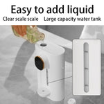 Bình đựng nước súc miệng tự động 540ml 3 cấp định lượng với 2 cốc từ tính, S7 trắng, S7 đen