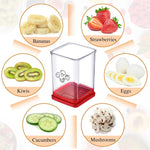 Dụng cụ cắt rau củ quả đa năng gia dụng có tấm đẩy