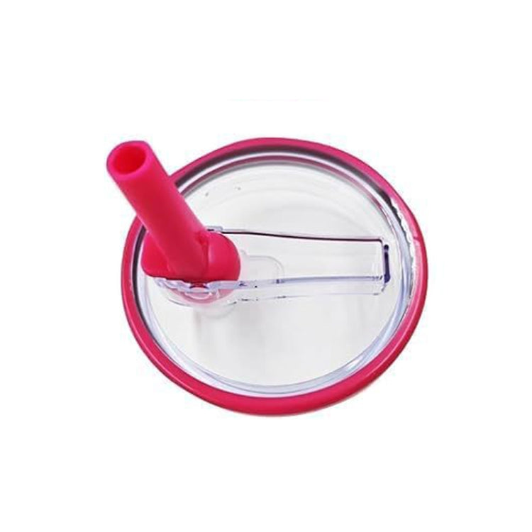 Phụ kiện thay thế nắp ống hút trong suốt cho Stanley 40oz Adventure Quencher, màu đỏ hồng, bộ 4 chiếc màu trắng
