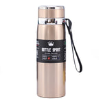 Cốc giữ nhiệt bằng thép không gỉ 316 dung tích lớn bình chân không du lịch ngoài trời có thể mang theo trên xe, 800ml, 1000ml