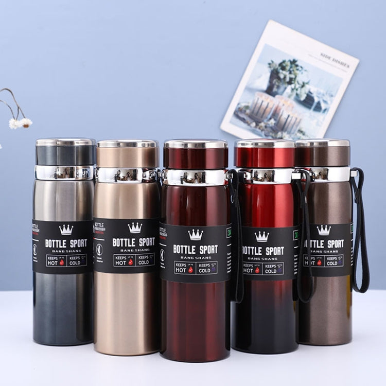 Cốc giữ nhiệt bằng thép không gỉ 316 dung tích lớn bình chân không du lịch ngoài trời có thể mang theo trên xe, 800ml, 1000ml