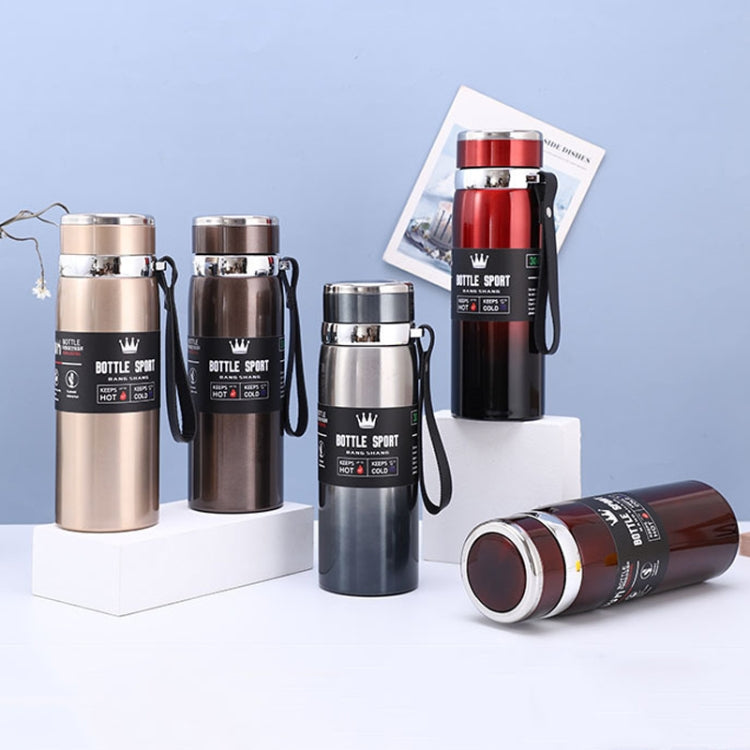 Cốc giữ nhiệt bằng thép không gỉ 316 dung tích lớn bình chân không du lịch ngoài trời có thể mang theo trên xe, 800ml, 1000ml