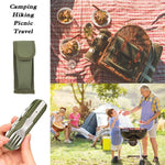 Bộ dụng cụ ăn uống gấp gọn đa năng 7 trong 1 SY-FT008 cho cắm trại ngoài trời