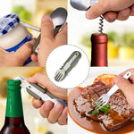 Bộ dụng cụ ăn uống gấp gọn đa năng 7 trong 1 SY-FT008 cho cắm trại ngoài trời