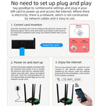 4G Wireless Plug-in Router Detachable Extension Antenna LTE Monitoring Network WiFi Hotspot, EU Plug, LT210B