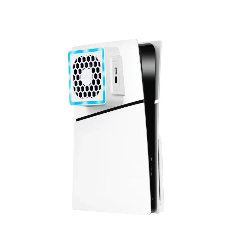 Quạt làm mát gắn bên cạnh RGB cho máy PS5 Slim, dành cho PS5 Slim