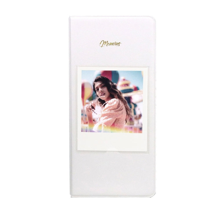 64-Piece 5 Inch Photo Storage Album, White, Black, Light Blue, Brown, Green, Pink, Blue, Purple