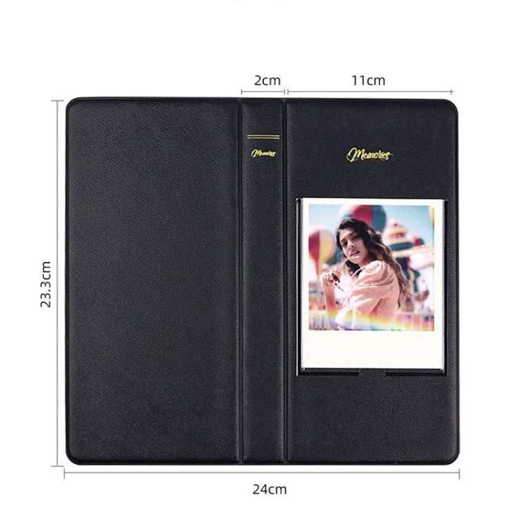 Album lưu trữ ảnh 64 mảnh kích thước 5 inch, màu trắng, đen, xanh nhạt, nâu, xanh lá, hồng, xanh dương, tím