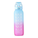 Bình nước thể thao dung tích lớn 1000ml bằng Tritan màu chuyển sắc ngoài trời
