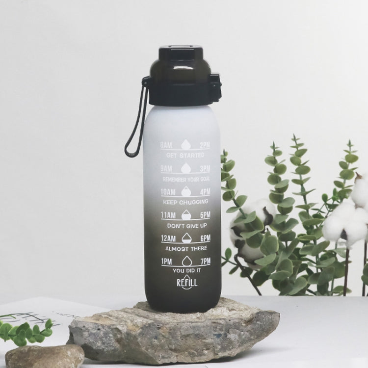 Bình nước thể thao dung tích lớn 1000ml bằng Tritan màu chuyển sắc ngoài trời