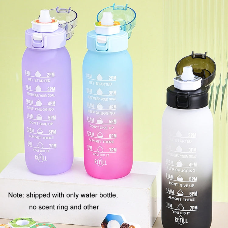 Bình nước thể thao dung tích lớn 1000ml bằng Tritan màu chuyển sắc ngoài trời