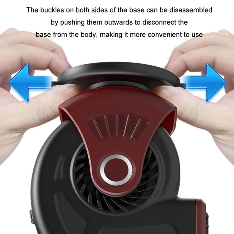 Portable Car Heater Small Fan Defogger, 12V Black, 12V Red, 24V Black, 24V Red